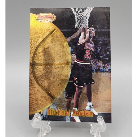 Michael Jordan Bowman 1998 #60 Bulls HOF Basketball Trading Card - Picture 1 of 6